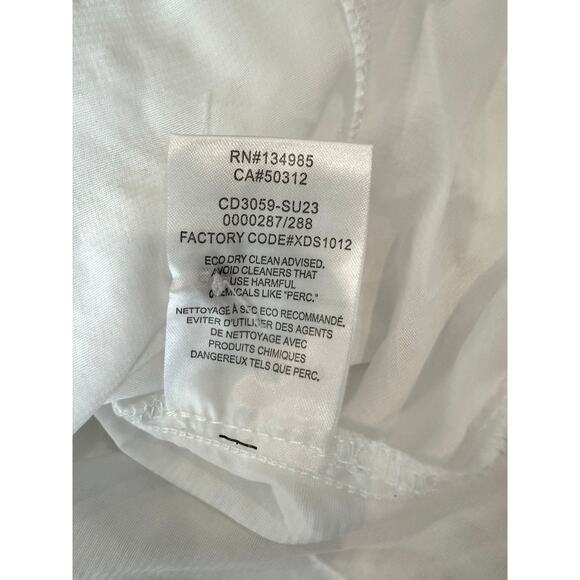 For Love & Lemons NWT White Lace Floral Choker Neck Harriet Mini Dress Medium - Picture 12 of 14